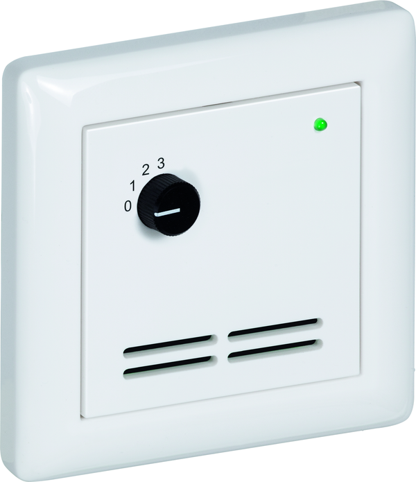 Raumtemperaturfühler mit Bedienelementen im Flächenschalterprogramm THERMASGARD FSTF NTC10K (B=3695K) D4 L - S+S Regeltechnik