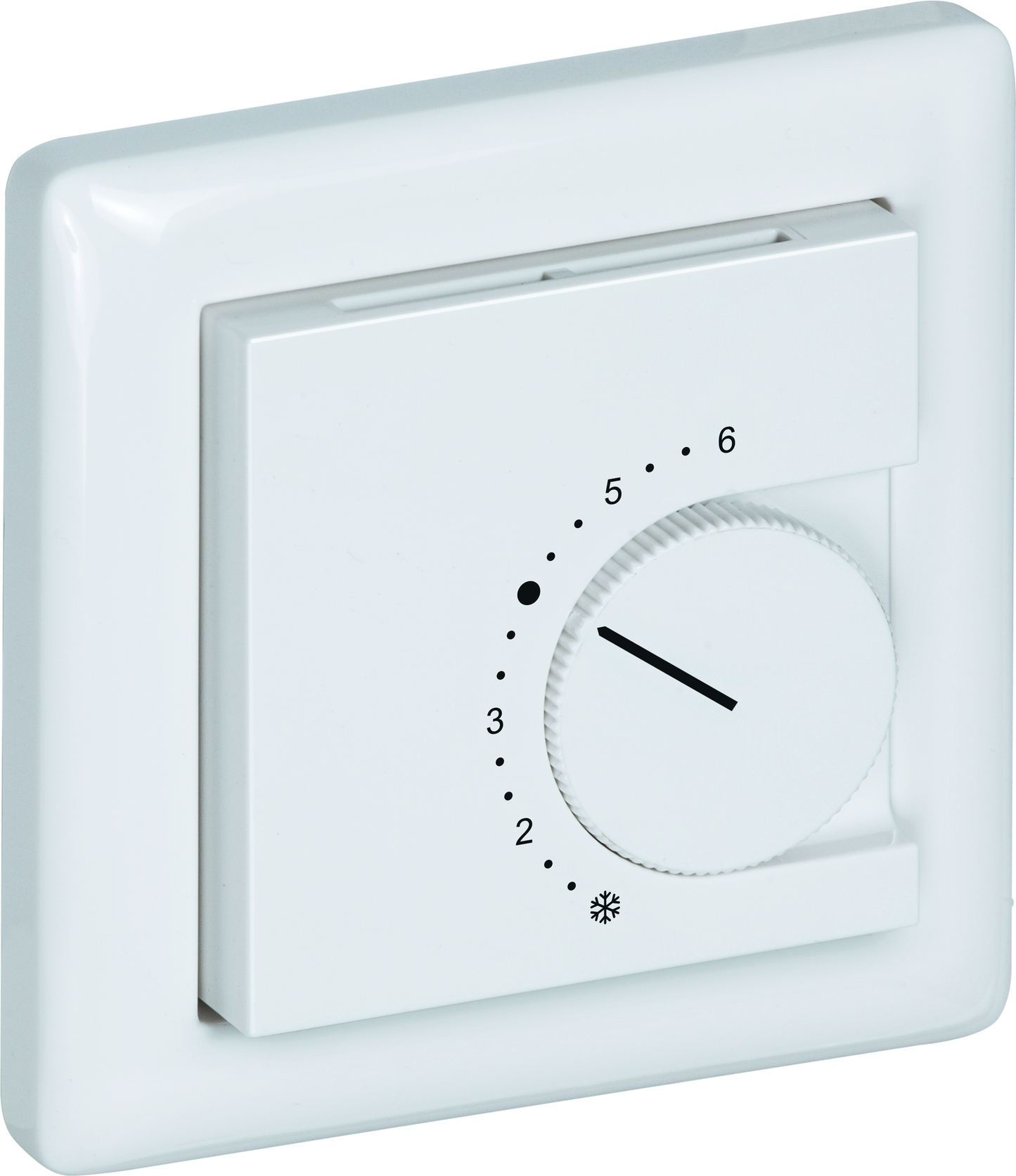 Raumtemperaturfühler mit Bedienelementen im Flächenschalterprogramm THERMASGARD FSTF NTC10K (B=3695K) P - S+S Regeltechnik
