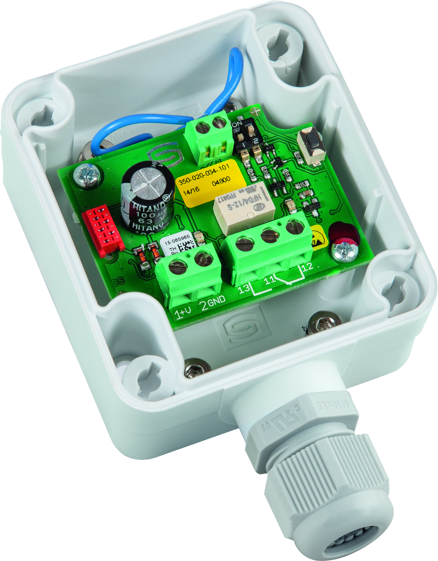 HYGRASREG LS-4, mit geöffneter Abdeckung - S+S Regeltechnik