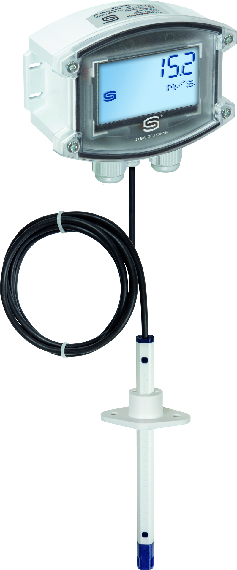 Luftstromwächter RHEASREG PLSW-W24 LCD, mit LCD-Anzeige - S+S Regeltechnik