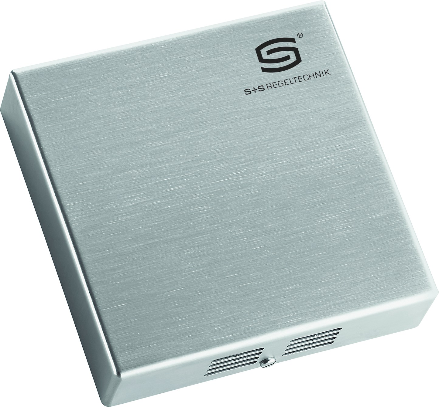 AERASGARD RLQ-W VA, mit geöffneter Abdeckung, mit Metall-Sinterfilter - S+S Regeltechnik