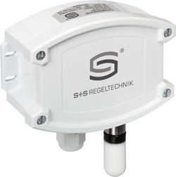 Aufputzfeuchte- und Temperaturfühler HYGRASGARD AFTF-U Pt1000, mit Kunststoff-Sinterfilter - S+S Regeltechnik