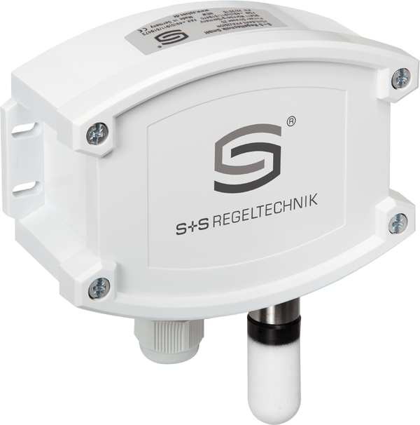 Aufputzfeuchte- und Temperaturfühler HYGRASGARD AFTF-U NTC20K, mit Kunststoff-Sinterfilter - S+S Regeltechnik