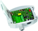HYGRASGARD AFTF-25-I LCD, mit geöffneter Abdeckung und LCD-Anzeige, mit Sinterfilter - S+S Regeltechnik