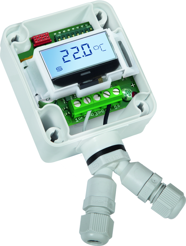THERMASGARD ALTM1-Modbus-SD LCD, mit LCD-Anzeige - S+S Regeltechnik