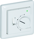 Raumtemperaturfühler mit Bedienelementen im Flächenschalterprogramm THERMASGARD FSTF KTY81-210 P L W - S+S Regeltechnik
