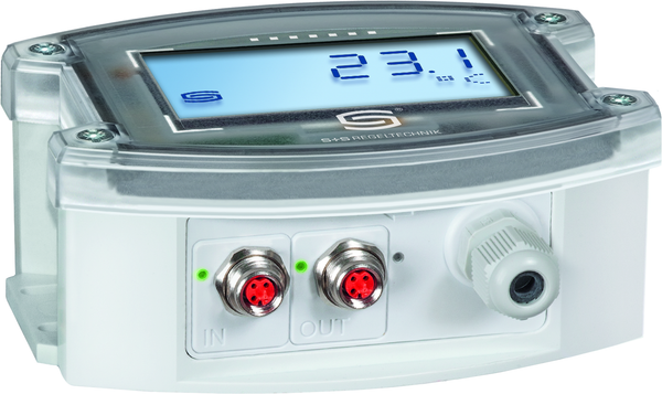 THERMASGARD HFTM-ECATP LCD, Anschlussseite des Geräts - S+S Regeltechnik