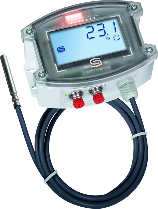 THERMASGARD HFTM-ECATP LCD, mit geöffneter Abdeckung - S+S Regeltechnik