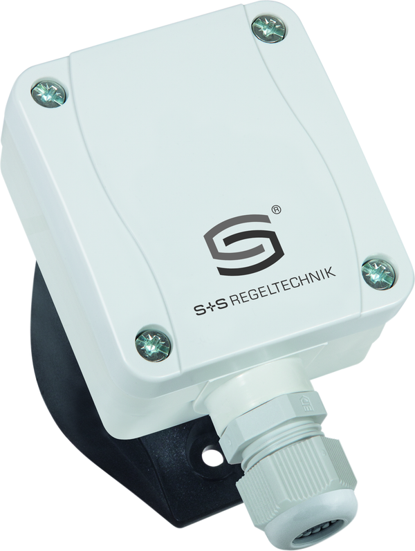 HYGRASGARD KFTF-U NTC1,8K, mit geöffneter Abdeckung, mit Metall-Sinterfilter - S+S Regeltechnik