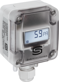 Druck- Differenzdruck- und Volumenstrommessumformer PREMASGARD 1126-U LCD, mit LCD-Anzeige - S+S Regeltechnik