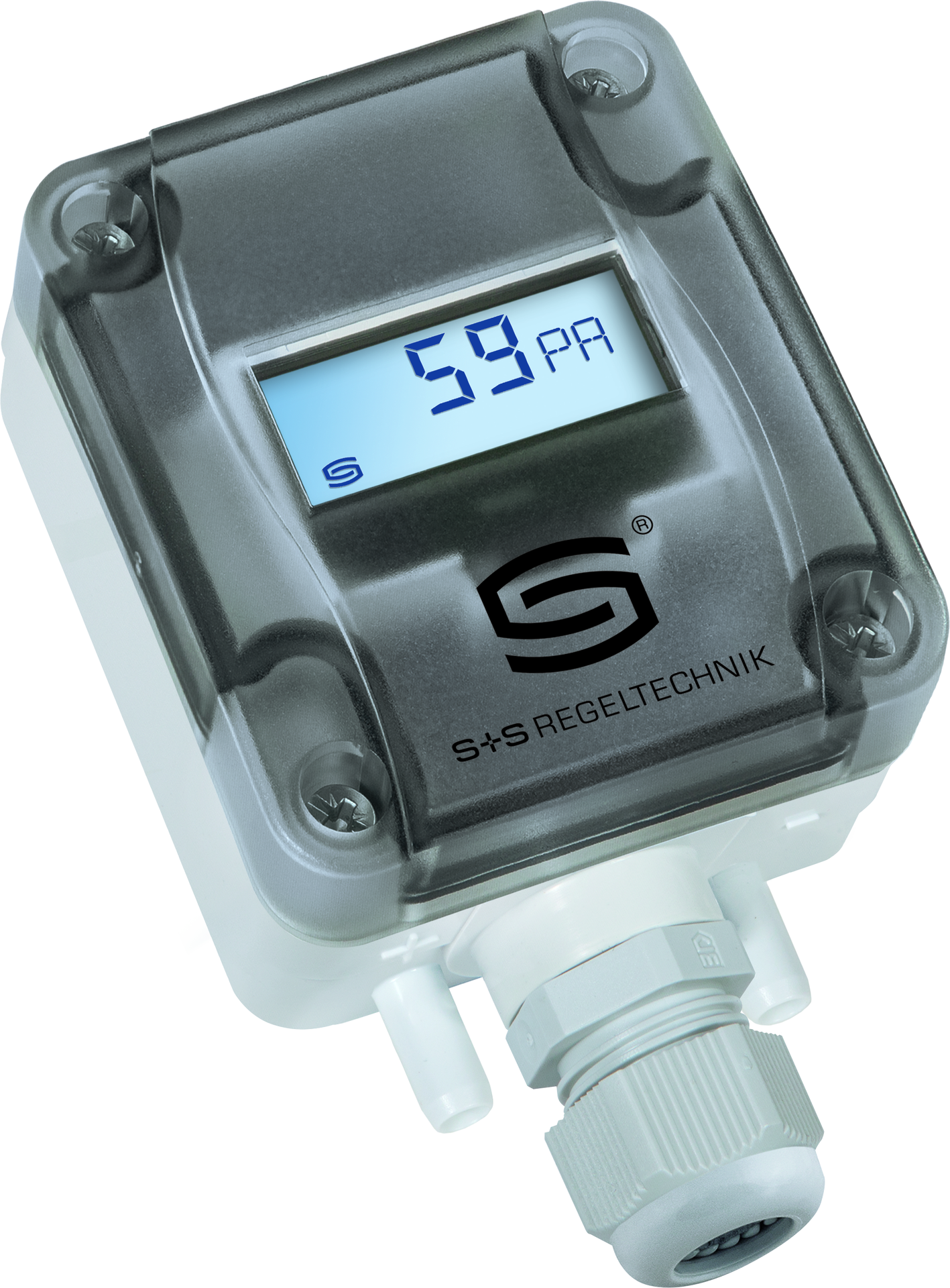 PREMASGARD 1126-U LCD, mit geöffneter Abdeckung - S+S Regeltechnik