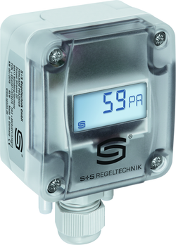 Druck- Differenzdruck- und Volumenstrommessumformer PREMASGARD 2121 LCD, mit LCD-Anzeige - S+S Regeltechnik