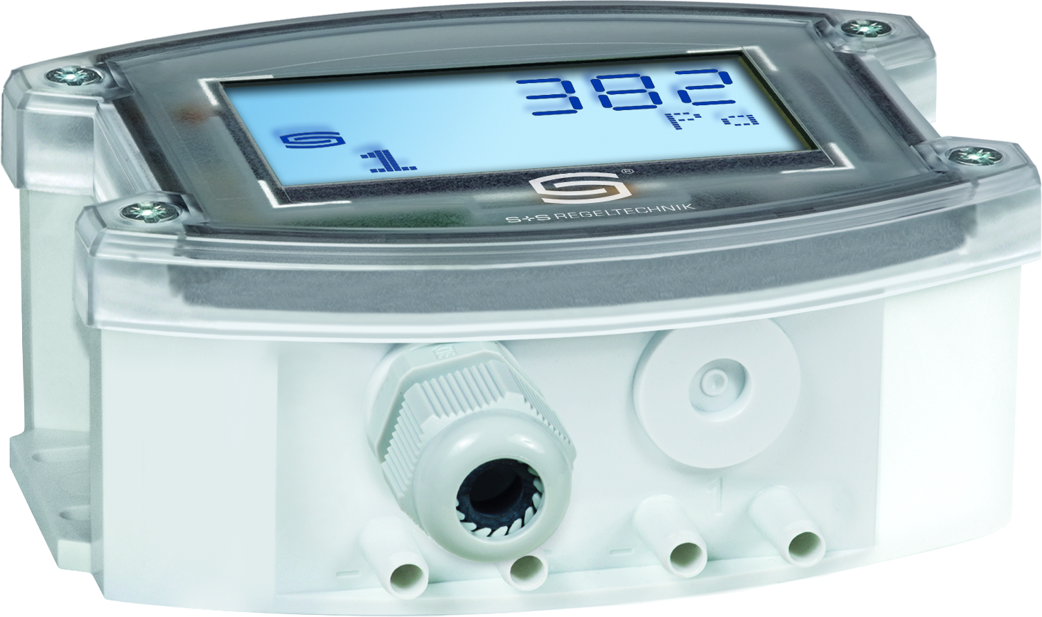 PREMASGARD 7225 LCD, Anschlussseite des Geräts - S+S Regeltechnik