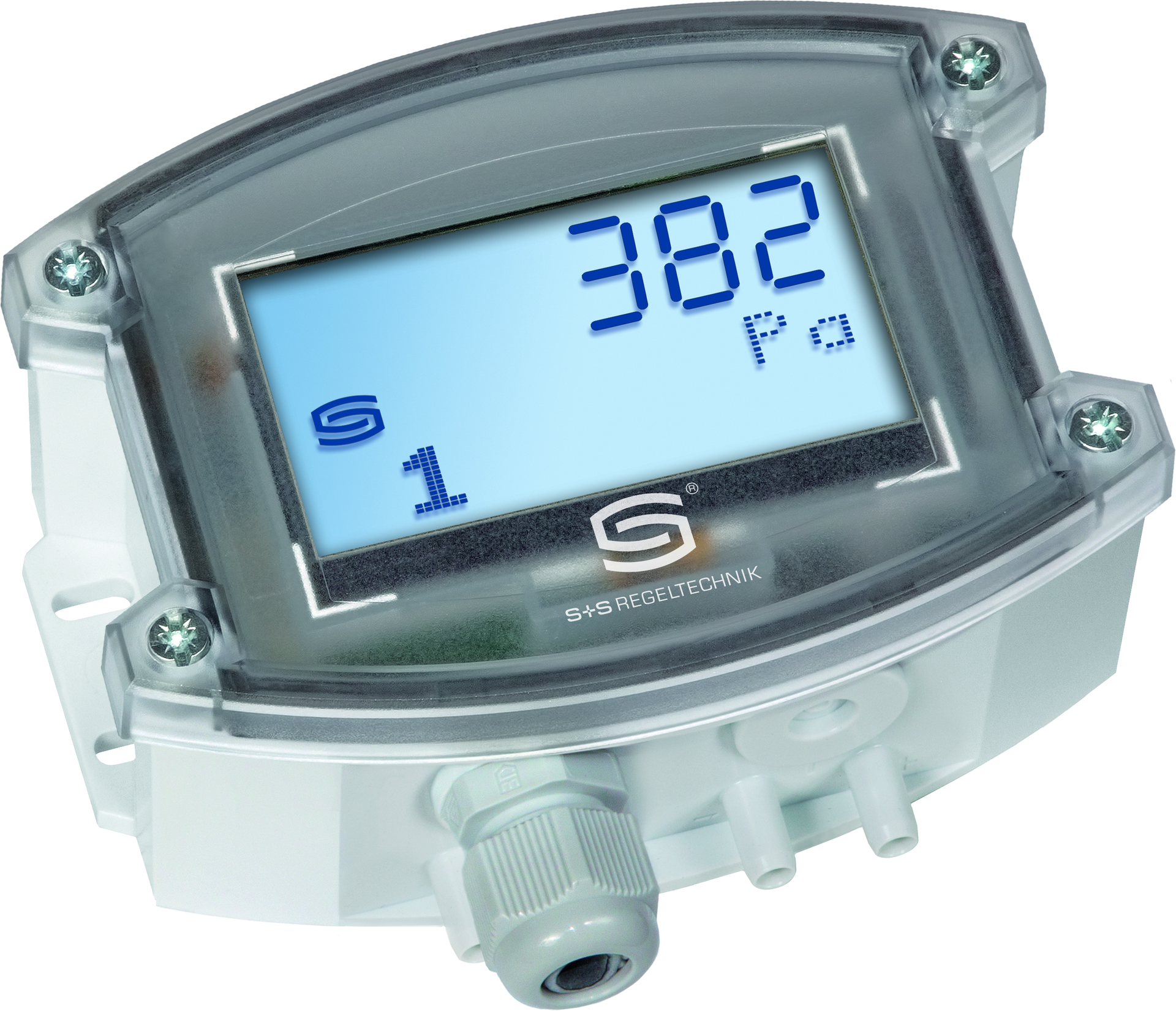 PREMASGARD 7225 LCD, mit geöffneter Abdeckung - S+S Regeltechnik