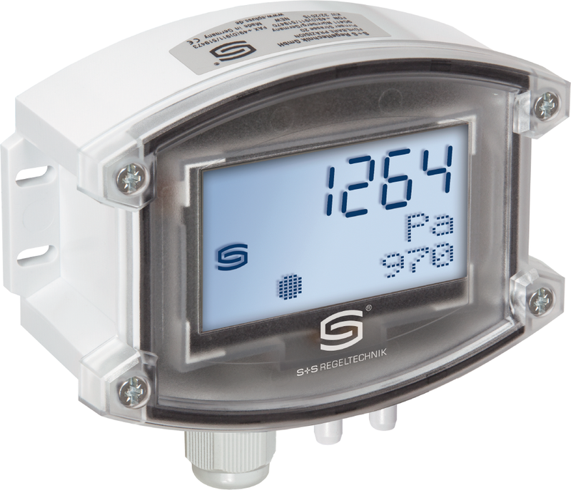 Druck- und Differenzdruckmessumformer / -schalter PREMASREG 7111-UW LCD, mit LCD-Anzeige - S+S Regeltechnik