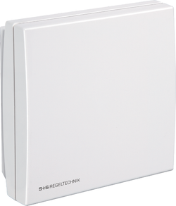 Raumfühler für Feuchte, Temperatur, Luftgüte und CO2 AERASGARD RFTM-LQ-CO2-W, mit Metall-Sinterfilter - S+S Regeltechnik