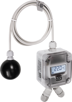 Raumpendeltemperaturmessumformer THERMASGARD RPTM2-Modbus LCD, mit LCD-Anzeige - S+S Regeltechnik