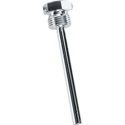 Tauchhülse aus Messing vernickelt Tauchhülsen TH-MS/VA TH-MS NPT 4in - S+S Regeltechnik