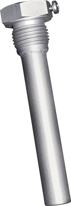 Tauchhülse aus Edelstahl Tauchhülsen THR-08-MS/VA THR-VA-17/150 - S+S Regeltechnik
