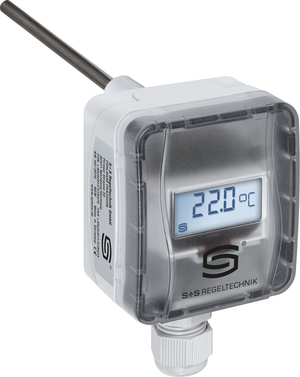 Temperaturmessumformer mit Schutzrohr und Display