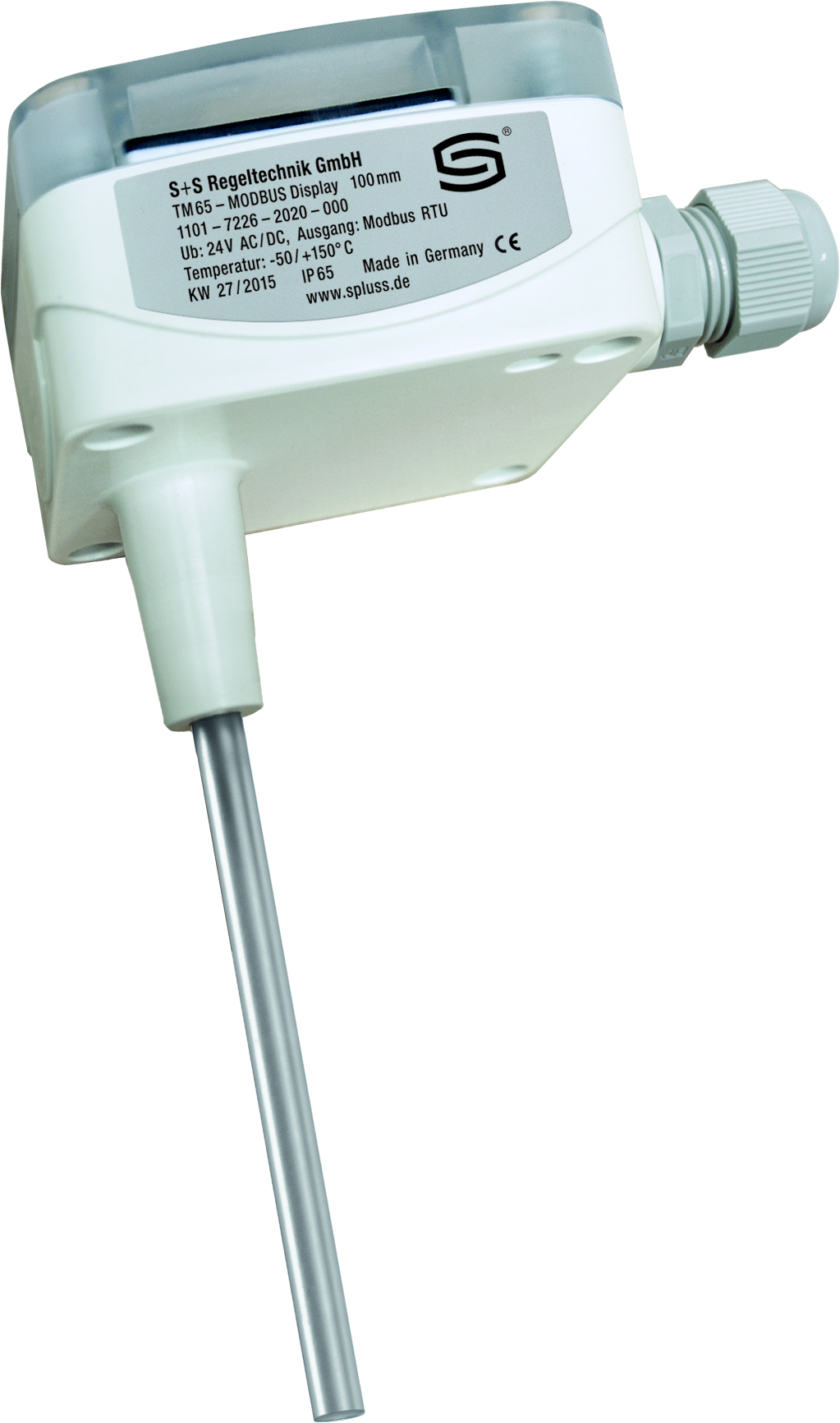 THERMASGARD TM65-U 200mm LCD, mit LCD-Anzeige - S+S Regeltechnik