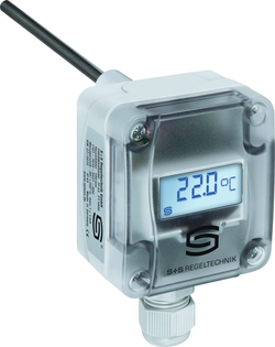 Temperaturmessumformer THERMASGARD TM65-A 100mm LCD, mit LCD-Anzeige - S+S Regeltechnik