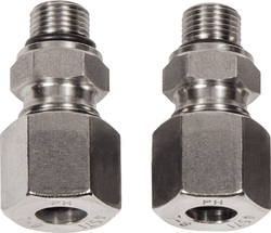 Verschraubungsset VSD-08-MS, mit geöffneter Abdeckung - S+S Regeltechnik